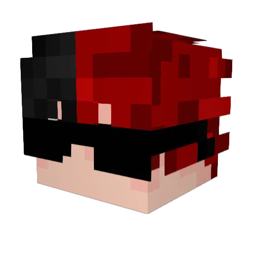 armz15 Minecraft avatar head, 3D render