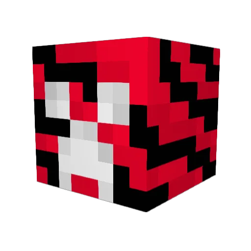 arn_aud Minecraft avatar head, 3D render