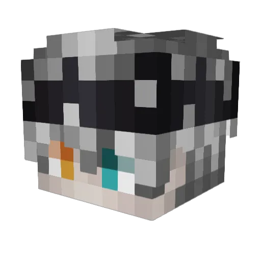 arnagath Minecraft avatar head, 3D render