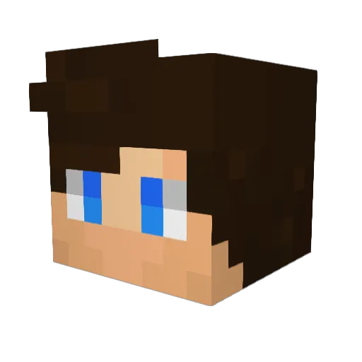 arnaud631 Minecraft avatar head, 3D render