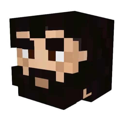 arnaumas27 Minecraft avatar head, 3D render
