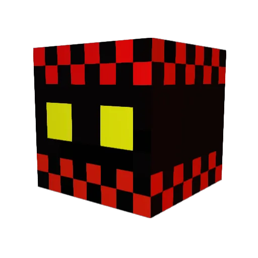 arnekick Minecraft avatar head, 3D render