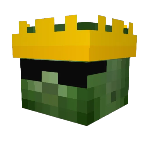 arnev9 Minecraft avatar head, 3D render