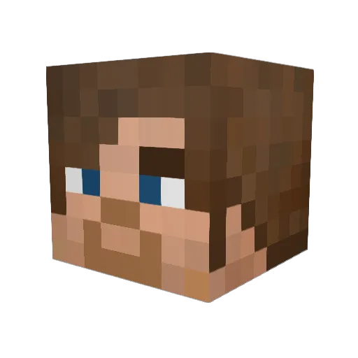 arnex02 Minecraft avatar head, 3D render