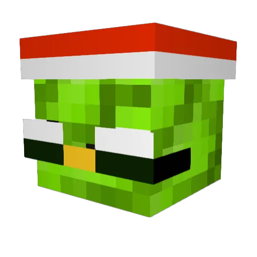 arnnm Minecraft avatar head, 3D render