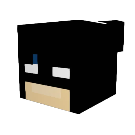 arnuldshwarz Minecraft avatar head, 3D render