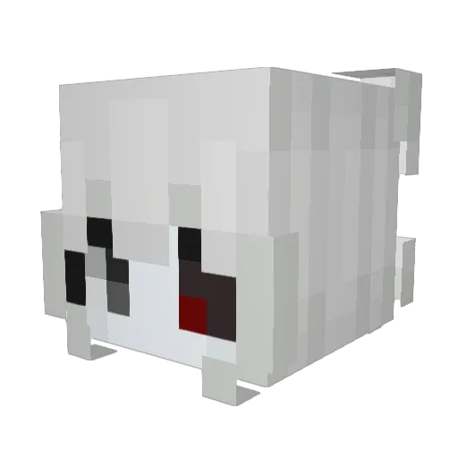 arobasexd Minecraft avatar head, 3D render