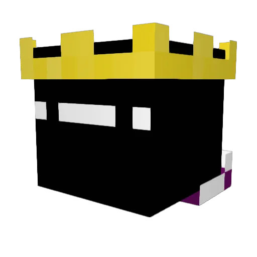 arowe_ Minecraft avatar head, 3D render