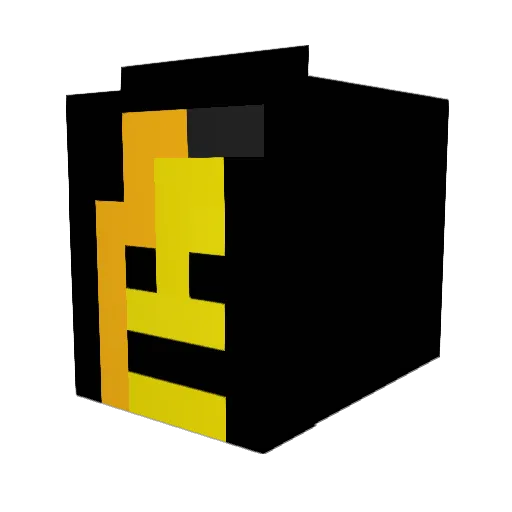 arowyt Minecraft avatar head, 3D render