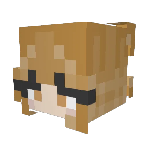 aroza2731 Minecraft avatar head, 3D render