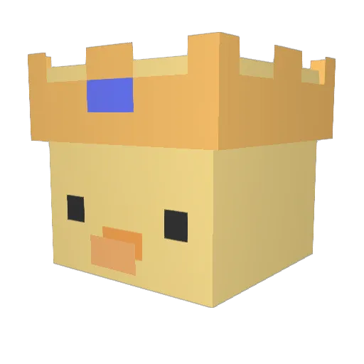 arozoid Minecraft avatar head, 3D render