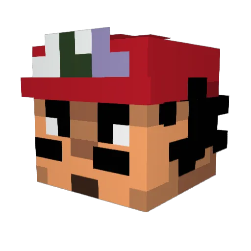 arqi94 Minecraft avatar head, 3D render