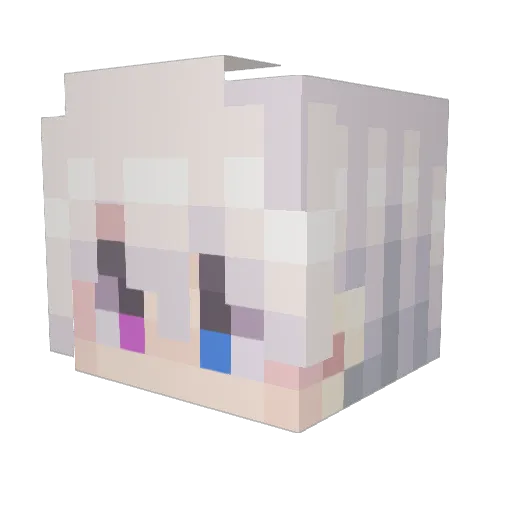 arrator Minecraft avatar head, 3D render