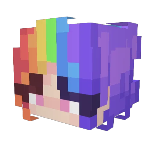 arrestnab Minecraft avatar head, 3D render