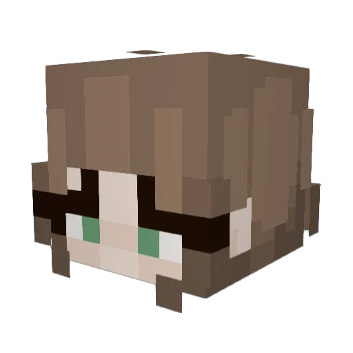 arribaaaaa Minecraft avatar head, 3D render