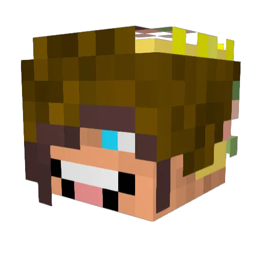 arrigo77 Minecraft avatar head, 3D render