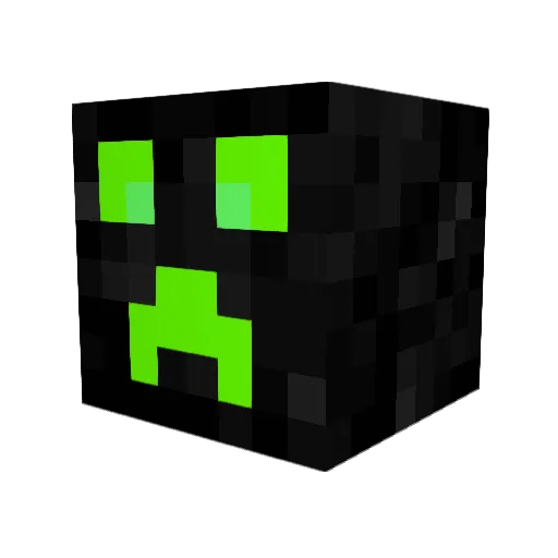 arrist Minecraft avatar head, 3D render