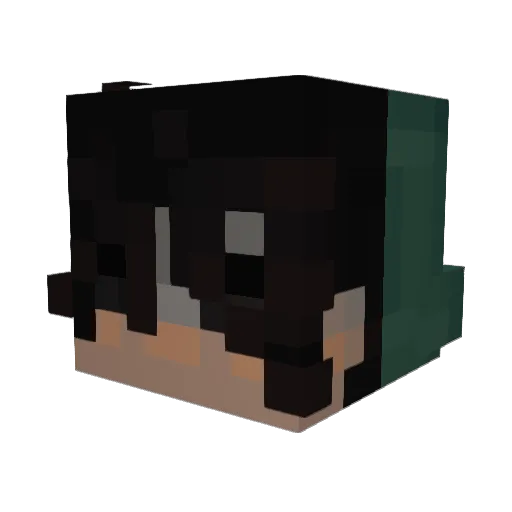 arrmaan Minecraft avatar head, 3D render