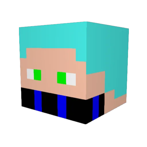 arro517 Minecraft avatar head, 3D render