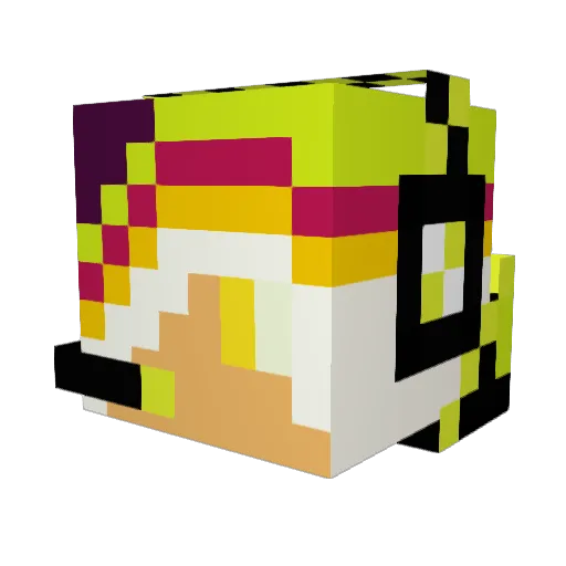 arrow0987 Minecraft avatar head, 3D render