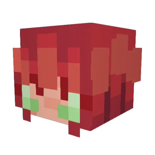 arrowswift Minecraft avatar head, 3D render
