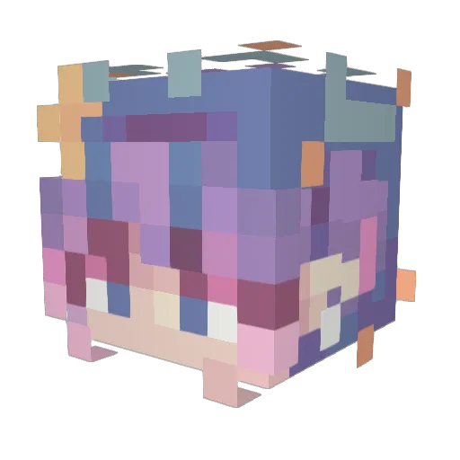 ars0nistLink Minecraft avatar head, 3D render