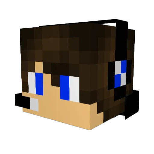 arsalan786786 Minecraft avatar head, 3D render
