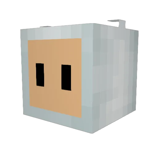 arsfrankie Minecraft avatar head, 3D render