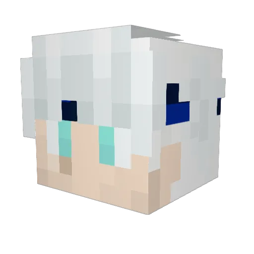 arsionem Minecraft avatar head, 3D render