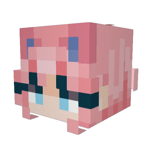arson1122 Minecraft avatar head, 3D render