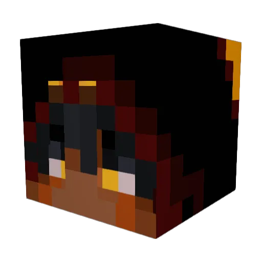 arson_n_bagels Minecraft avatar head, 3D render