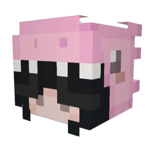 art1020 Minecraft avatar head, 3D render