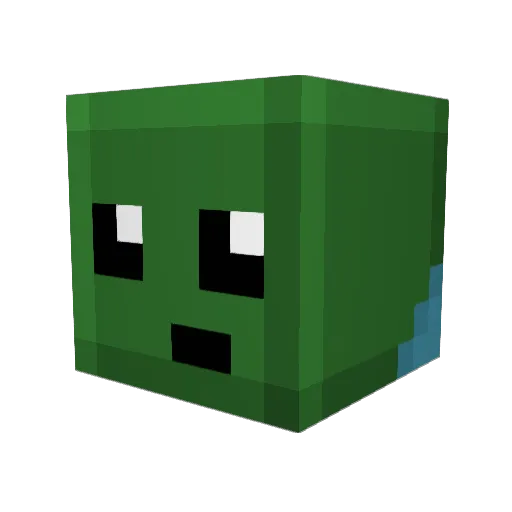 art190kk Minecraft avatar head, 3D render
