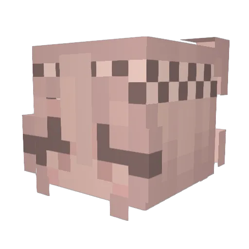 art3em1s Minecraft avatar head, 3D render
