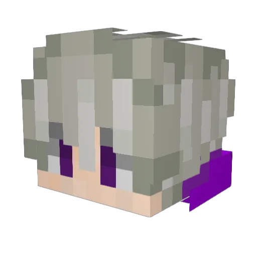 art3z4 Minecraft avatar head, 3D render