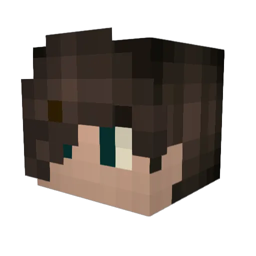 artakd Minecraft avatar head, 3D render