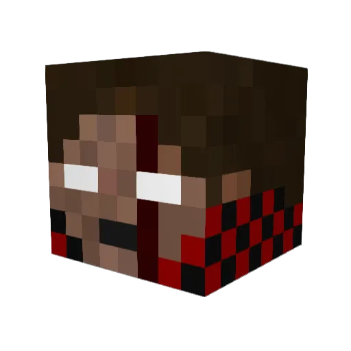 artem64571 Minecraft avatar head, 3D render