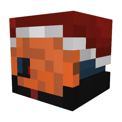 artem_mxr Minecraft avatar head, 3D render