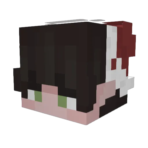 artemfour4 Minecraft avatar head, 3D render