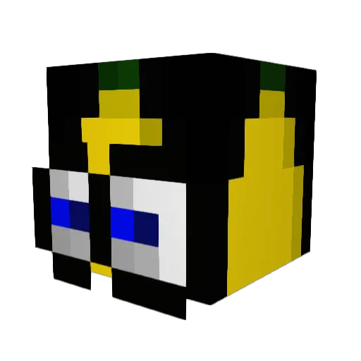 artemis1515 Minecraft avatar head, 3D render