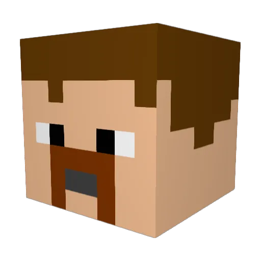 artemisprime Minecraft avatar head, 3D render