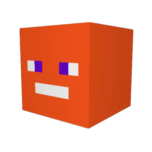 artemsosiski Minecraft avatar head, 3D render