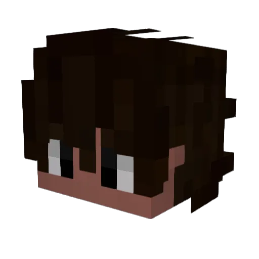 arthIV Minecraft avatar head, 3D render