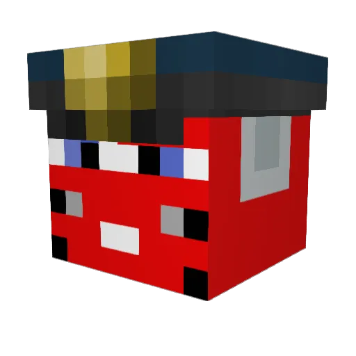 arthcr Minecraft avatar head, 3D render