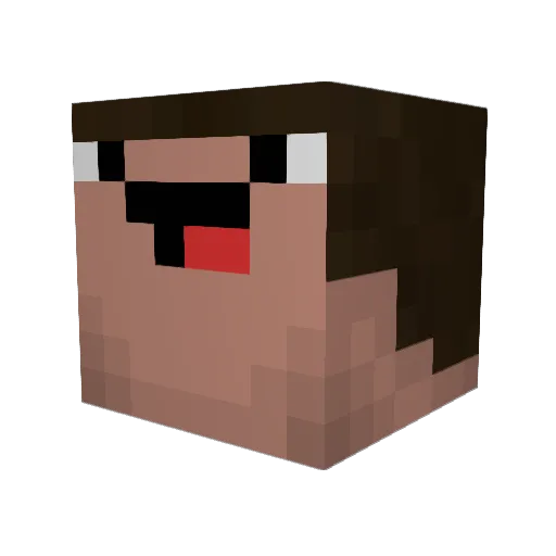 arthur_0714 Minecraft avatar head, 3D render
