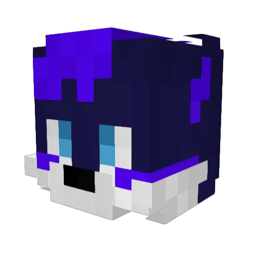 arthurendermen3 Minecraft avatar head, 3D render