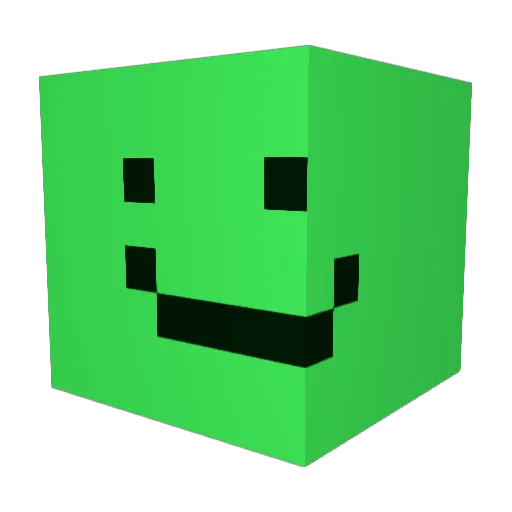 arthurflamenguis Minecraft avatar head, 3D render