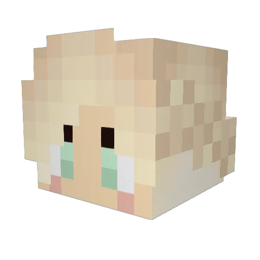 arthurmorgan985 Minecraft avatar head, 3D render