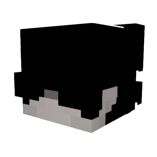 arthxrrr Minecraft avatar head, 3D render