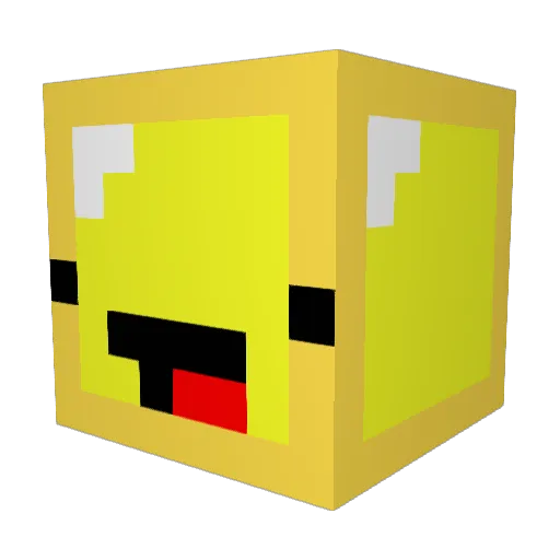 arthybarthy Minecraft avatar head, 3D render